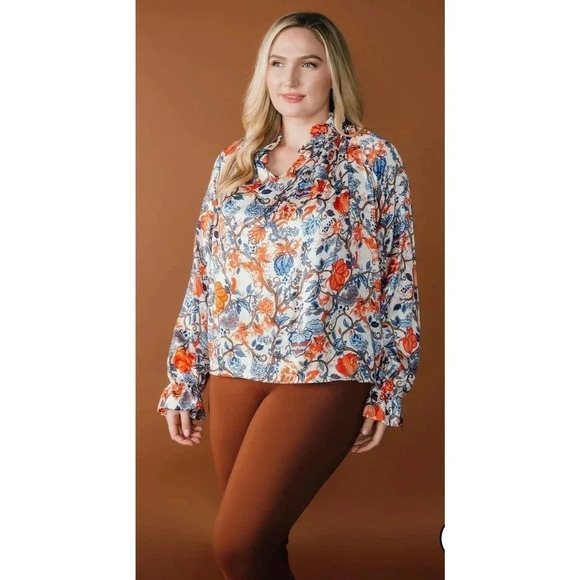 Chloe Kristyn NWT’s Fleur Blanche Zoë Blouse. Size small - Picture 3 of 8